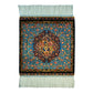 Small Blue Silk Carpet