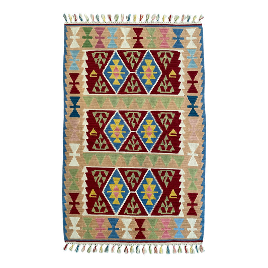 Fine Quality New Nomadic Kelim Rug