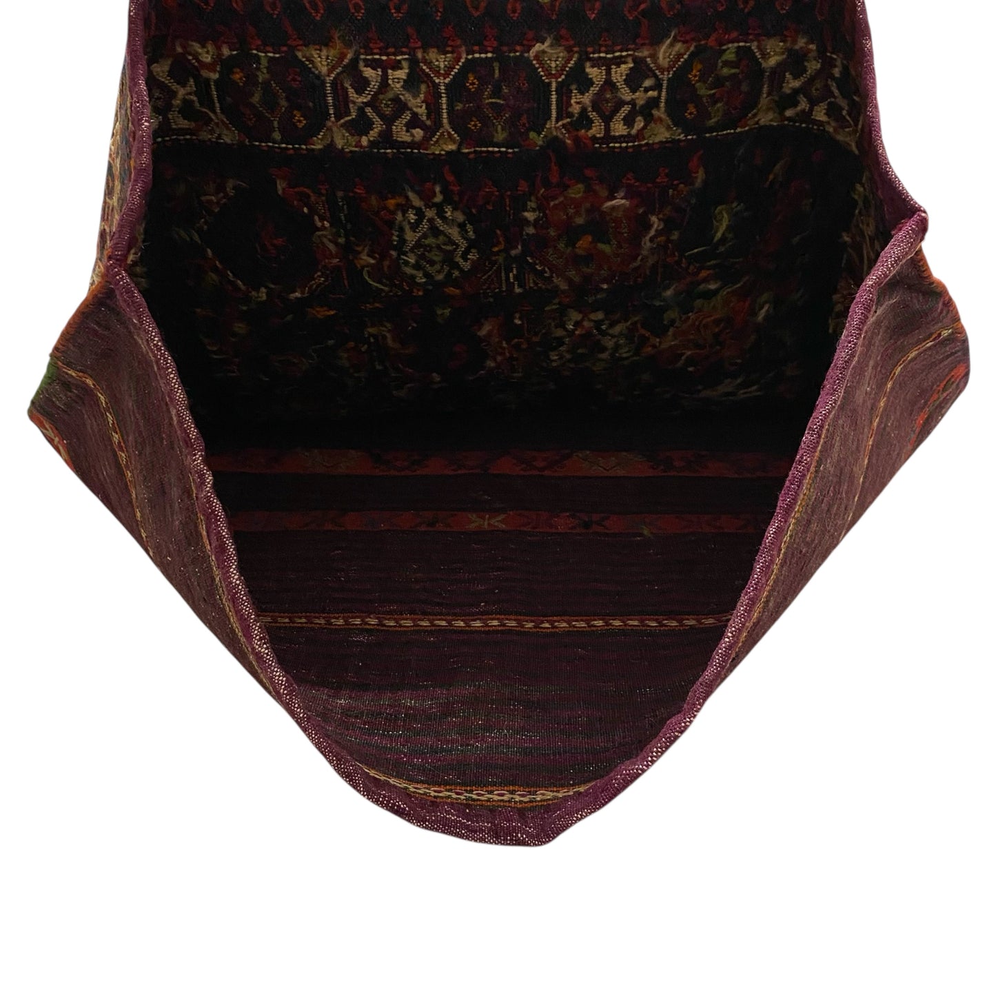 3'x4' Quchan Kurdish Jijim Kilim Dowry Bag - Kilim Art Gallery