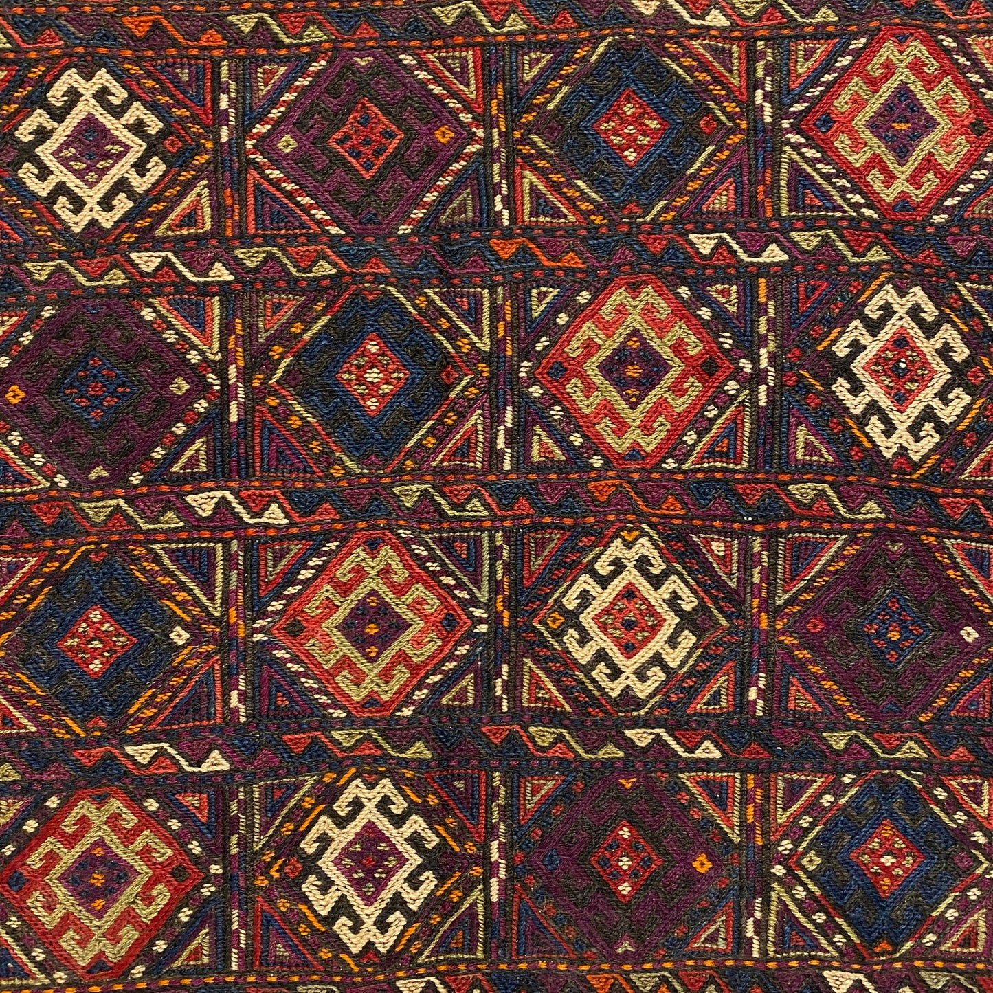 3'x4' Quchan Kurdish Jijim Kilim Dowry Bag - Kilim Art Gallery