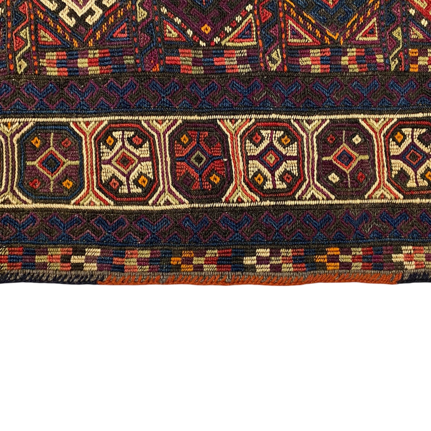 3'x4' Quchan Kurdish Jijim Kilim Dowry Bag - Kilim Art Gallery