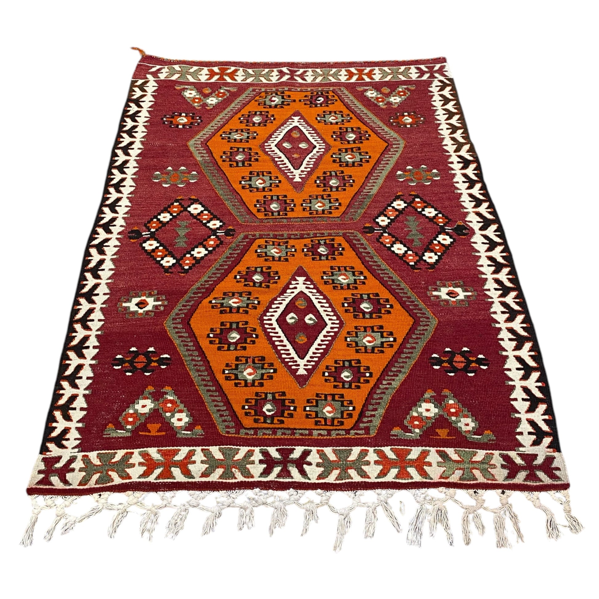 3'x4' Vintage Anamur Kilim Rug - Kilim Art Gallery