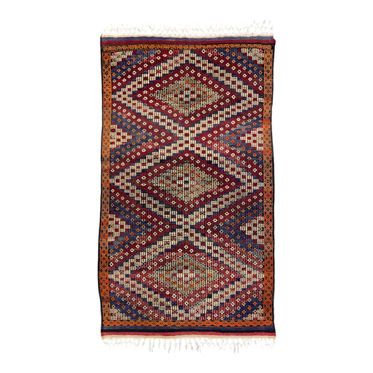 3'x5' Vintage Selendi Zili Cicim Kilim Rug - Kilim Art Gallery
