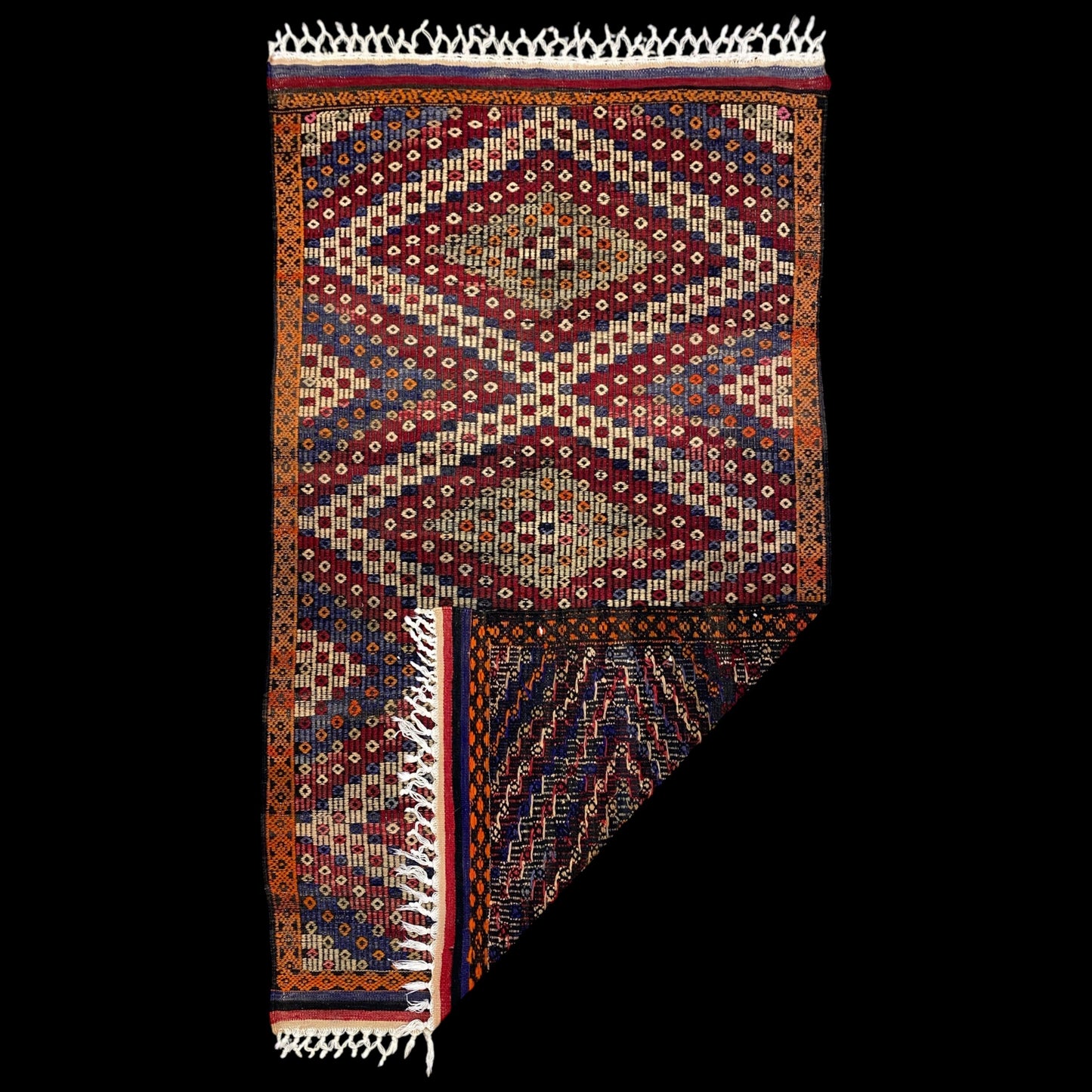 3'x5' Vintage Selendi Zili Cicim Kilim Rug - Kilim Art Gallery