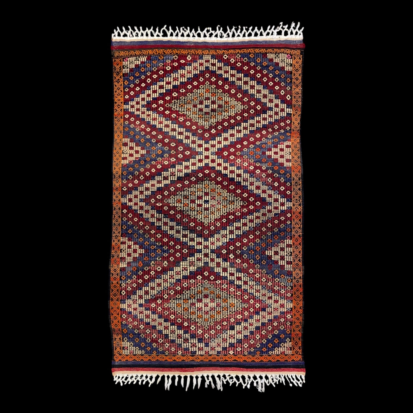3'x5' Vintage Selendi Zili Cicim Kilim Rug - Kilim Art Gallery