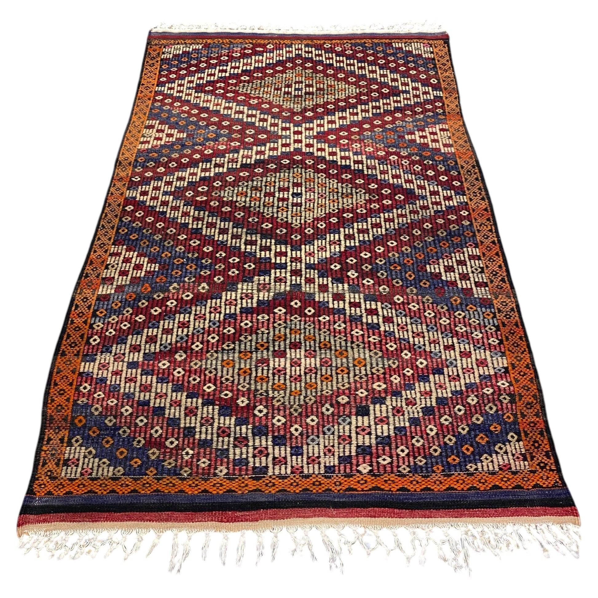 3'x5' Vintage Selendi Zili Cicim Kilim Rug - Kilim Art Gallery