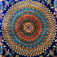 Navy Blue Silk Rug Carpet Wall Hanging