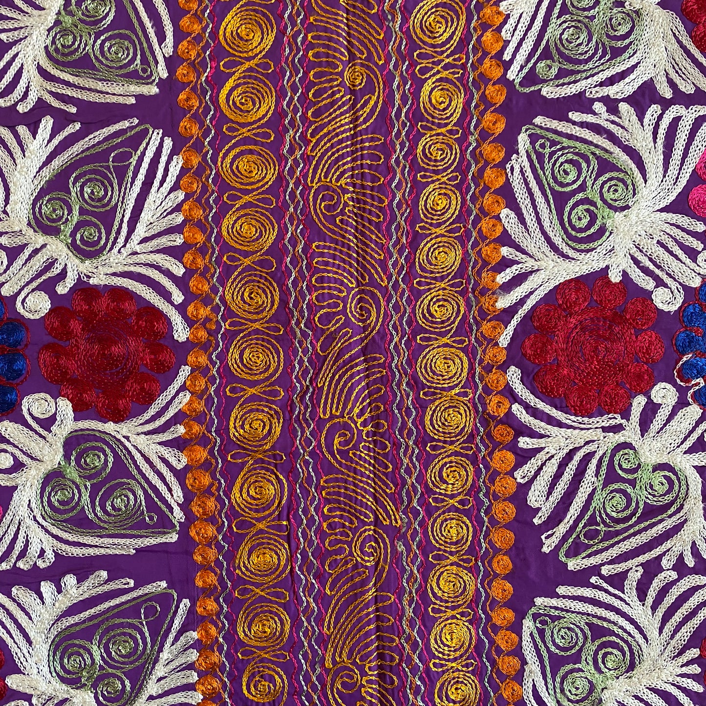 Vintage Purple Suzani Textile