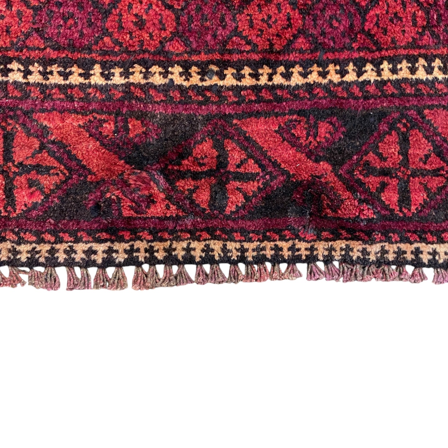 Deep Dark Color Tribal Ballouchi Rug