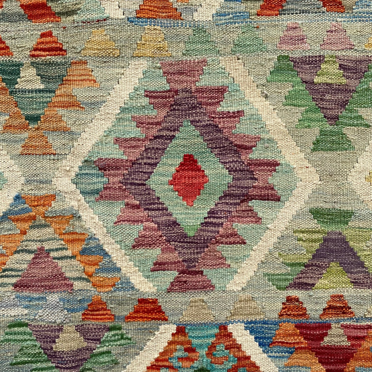 5'x6' Geometric Design Tribal Kilim Rug