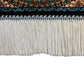 Navy Blue Silk Rug Carpet Wall Hanging