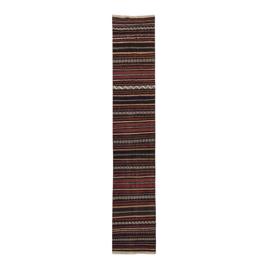 2' x 10' Vintage Striped Design Hallway Kitchen Decor Tribal Kilim Runner Rug