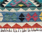 4' x 6' Colorful Boho Kilim Rug