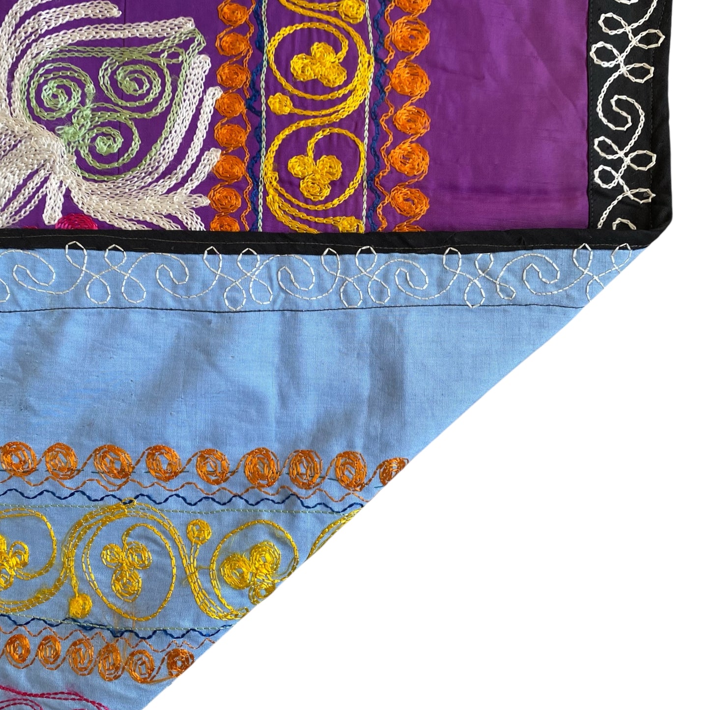 Vintage Purple Suzani Textile