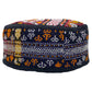 Red Yellow White Turkmen Kilim Hat