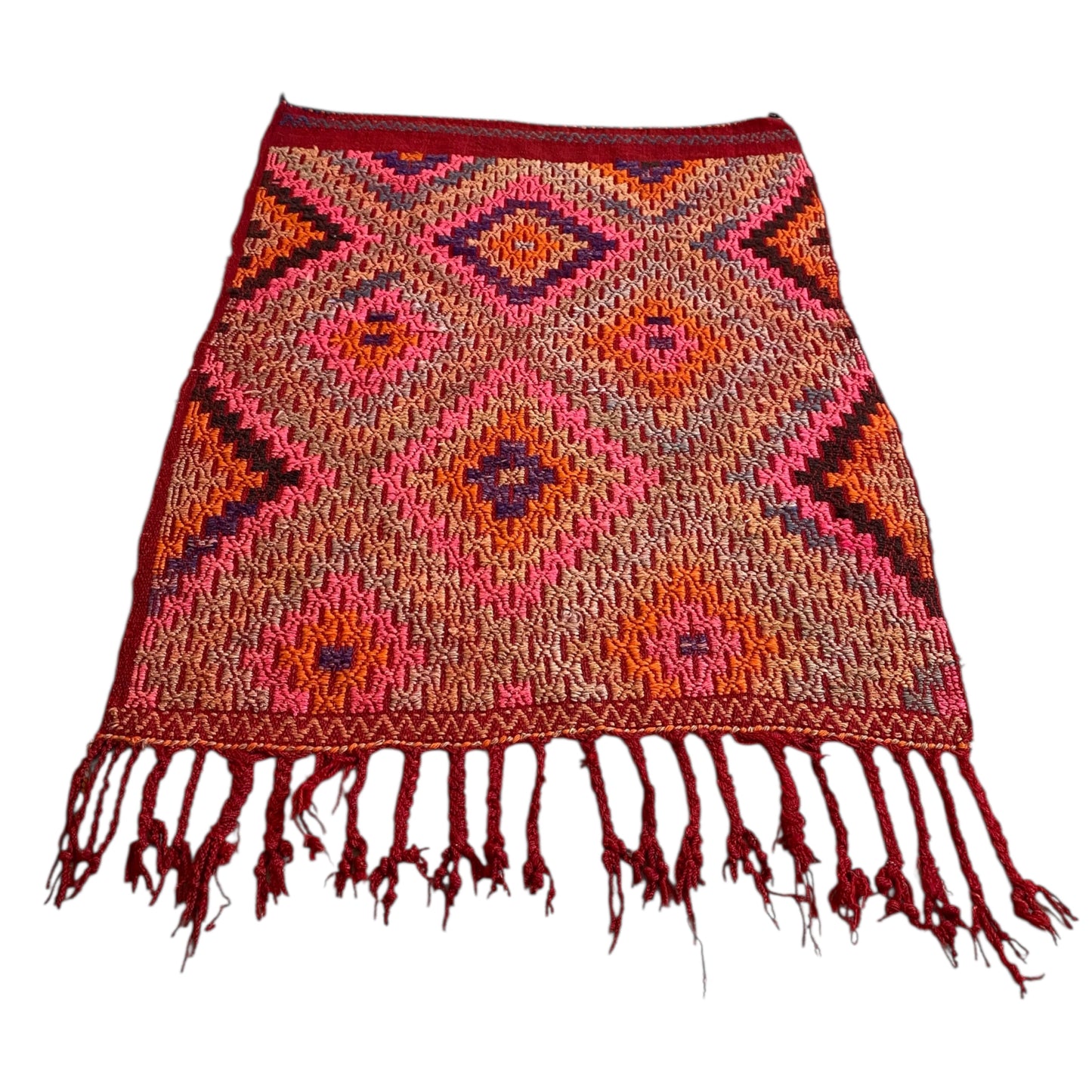 Pink Adana Cicim Kilim Rug