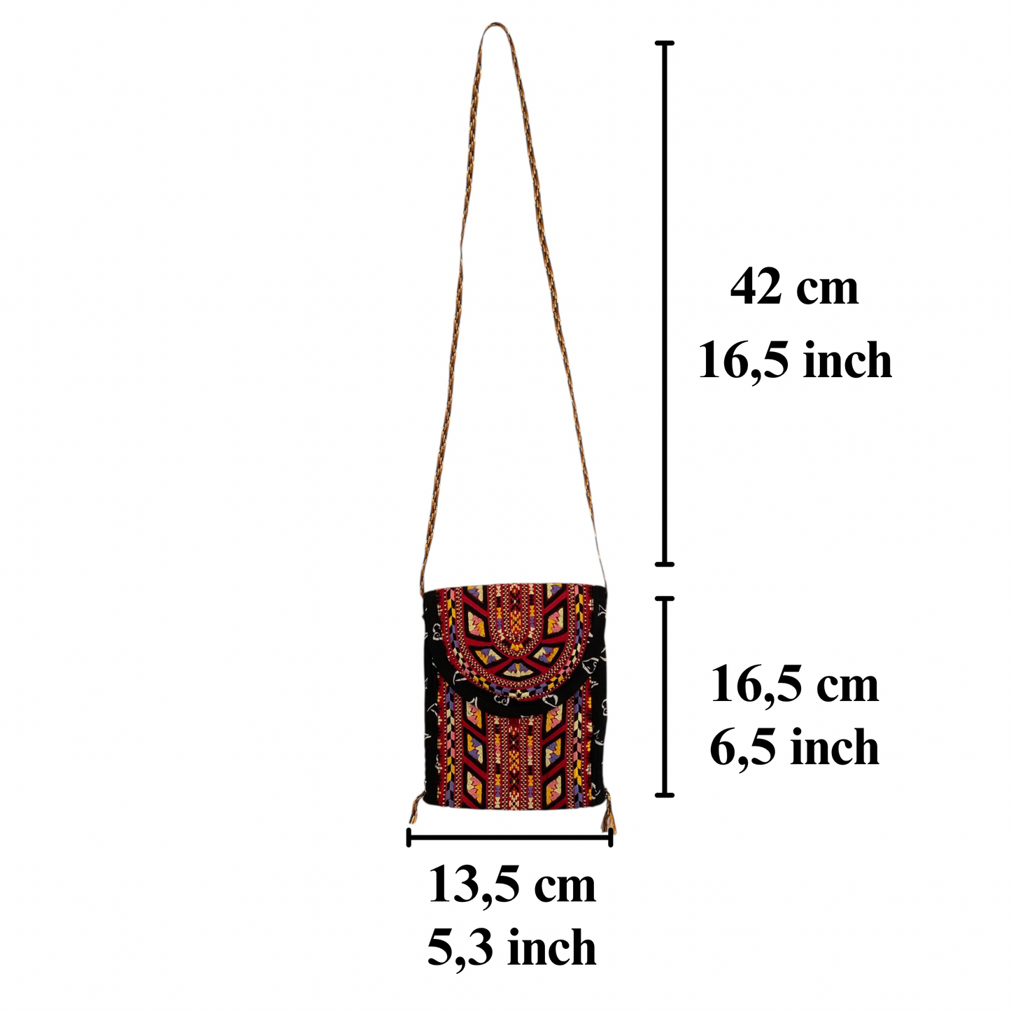 Gypsy Style Embroidered Phone Case Pouch Purse