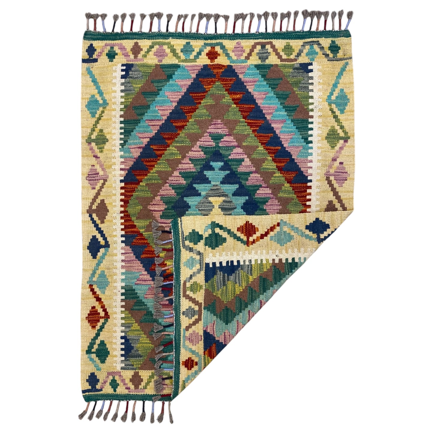 Best Quality Colorful Geometric Kilim Rug