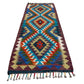 Aztec Blue Kilim Rug Runner