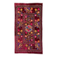 Vintage Burgundy Velvet Suzani