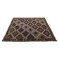 5'x5' Vintage Square Turkish Nomadic Bergama Cicim Kilim Rug - Kilim Art Gallery