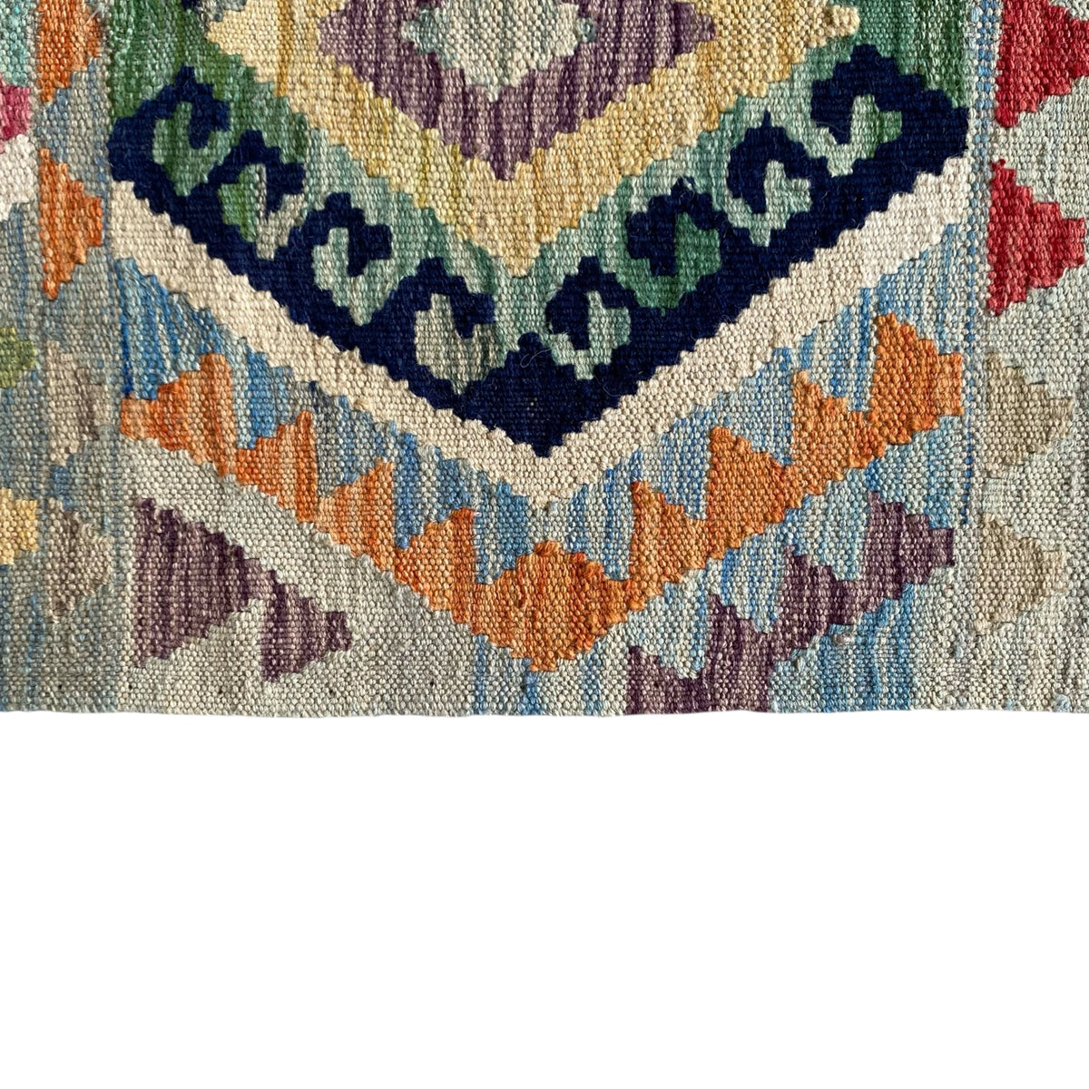 5'x6' Geometric Design Tribal Kilim Rug - Kilim Art Gallery