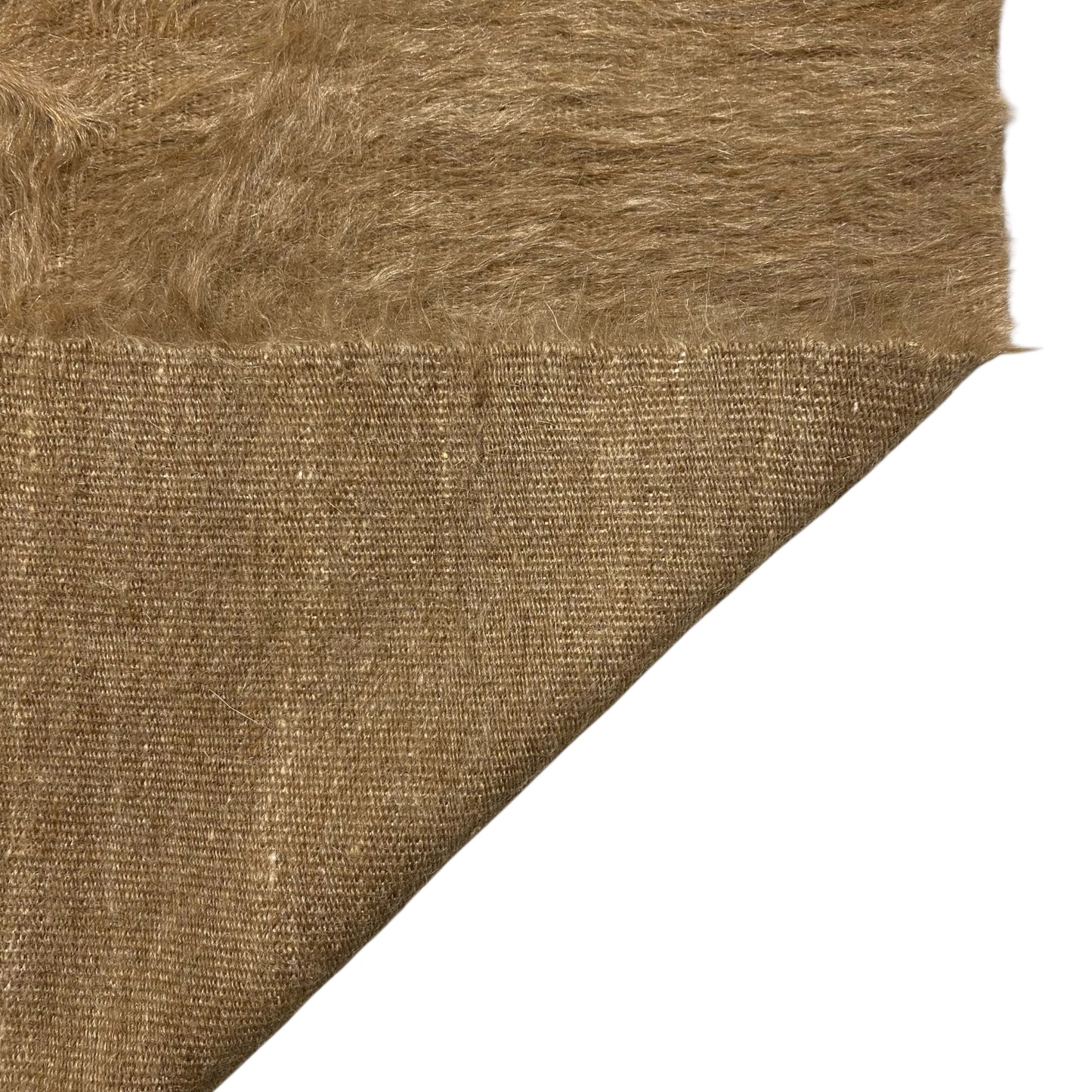 Extra Large Brown Angora Mohair Siirt Blanket Kilim Rug