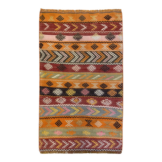 Vintage Sivas Kilim Rug