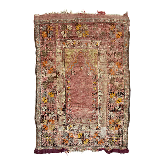 Central Anatolian Fertek Prayer Rug