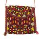 Yellow Red Ethnic Turkoman Crossbody Small Sling Bag / Pouch