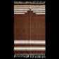 Alfombra de oración Kilim con manta de mohair y angora turca marrón