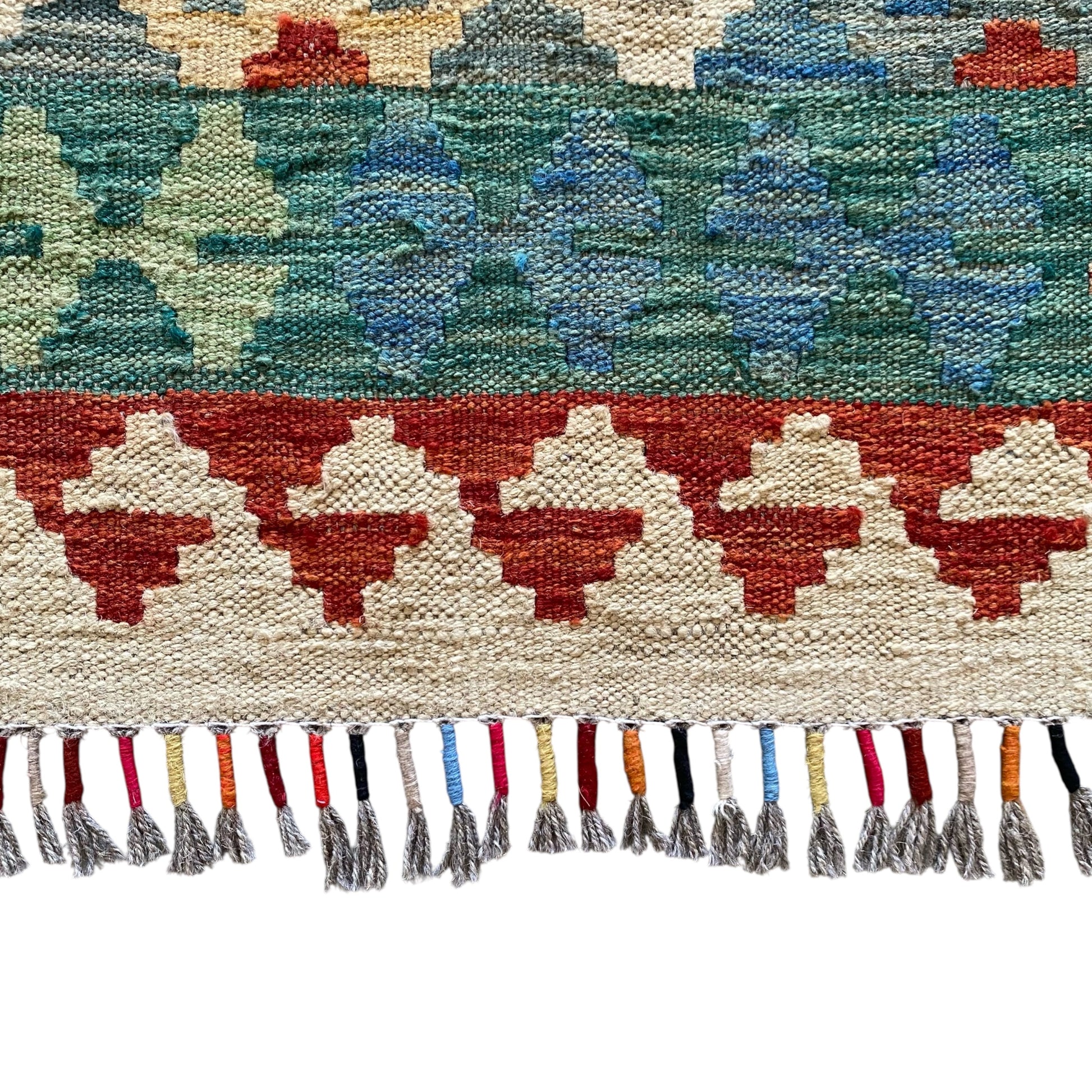 6'x8' Area Kilim Rug Nomadic Wool Kelim - Kilim Art Gallery
