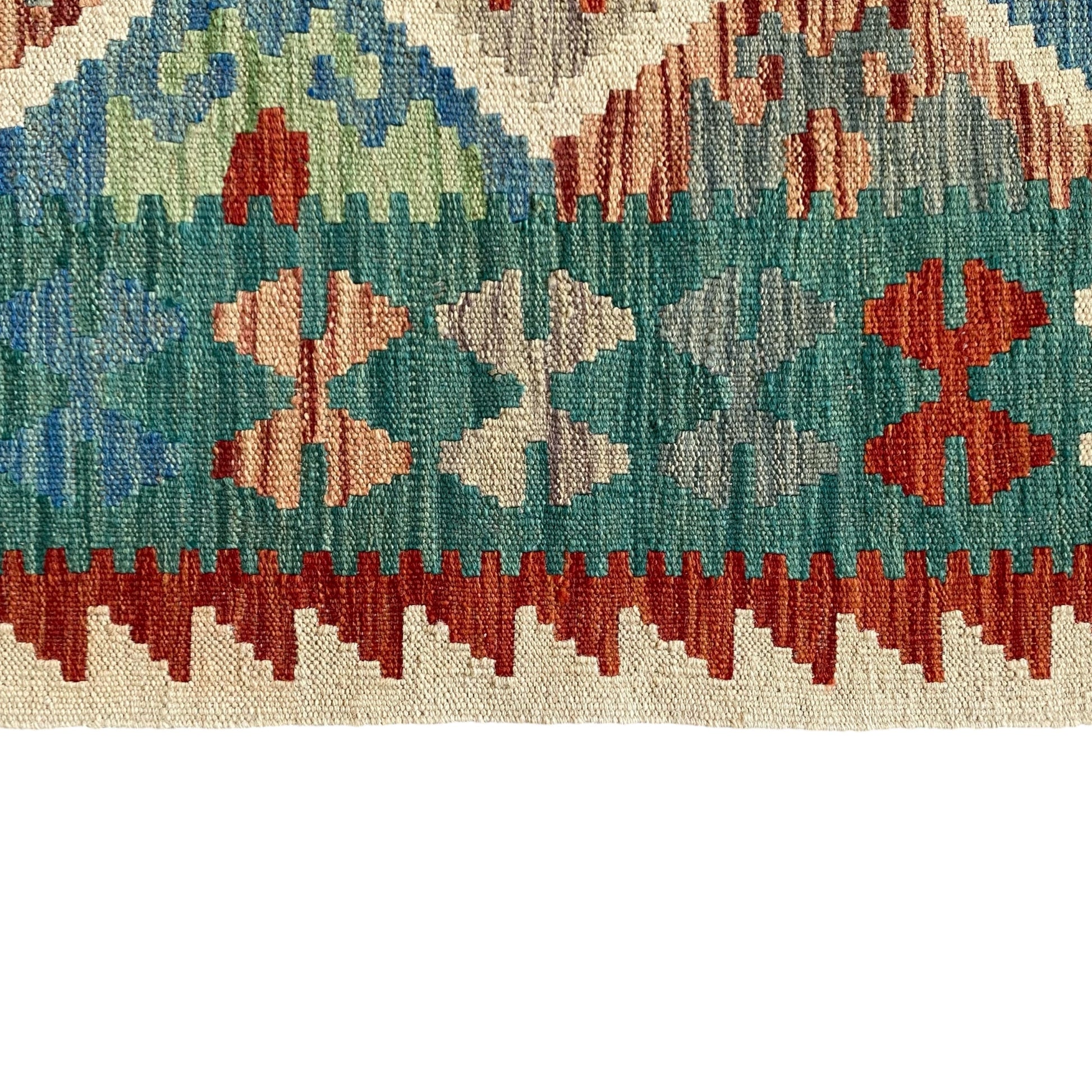 6'x8' Area Kilim Rug Nomadic Wool Kelim - Kilim Art Gallery