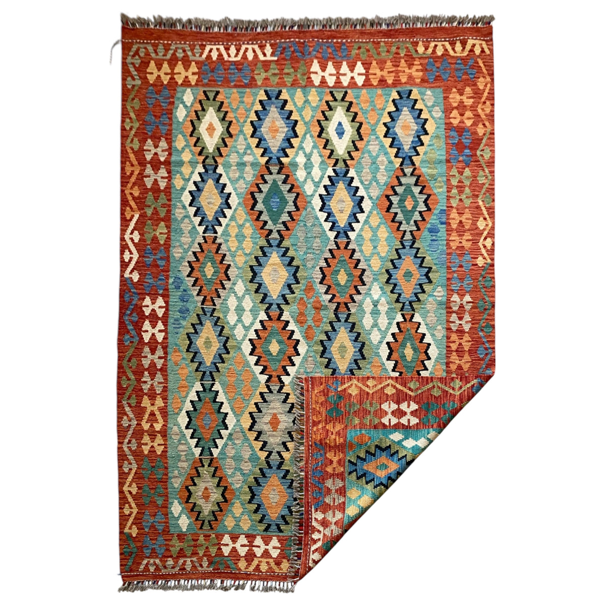 6'x8' Tribal Area Kilim Rug - Kilim Art Gallery