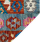 Bohemian Purple Kilim Rug Runner