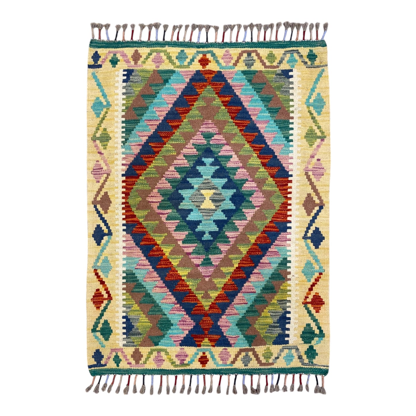 Best Quality Colorful Geometric Kilim Rug