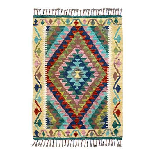 Best Quality Colorful Geometric Kilim Rug