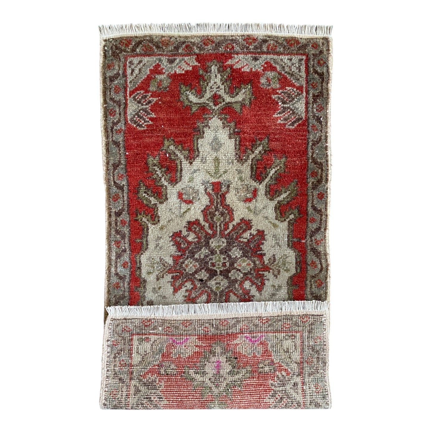 Vintage Oushak Rug Doormat