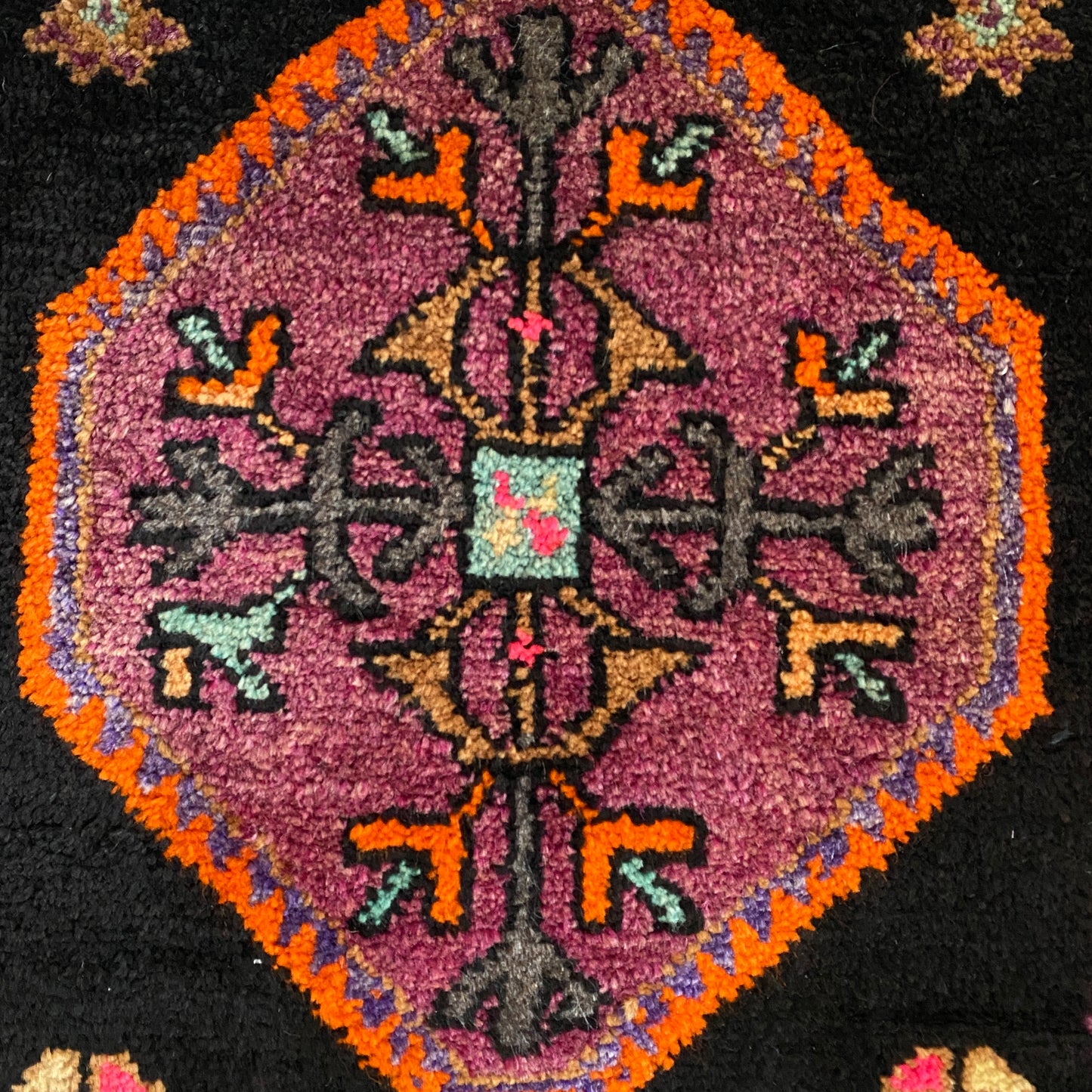 Small East Anatolian Boho Carpet Rug