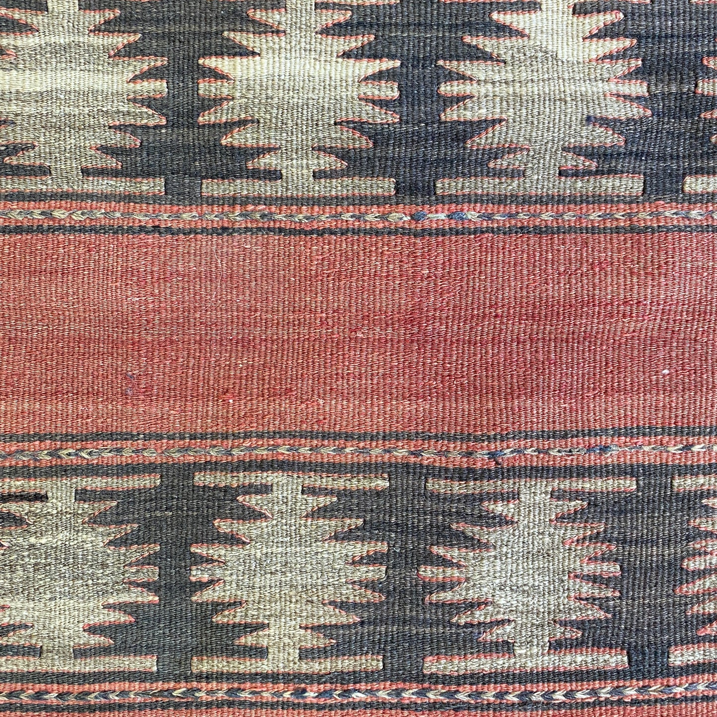 Bold Primitive Central Anatolian Avsar Kilim