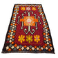 East Anatolian Small Boho Erzurum Kelim Rug