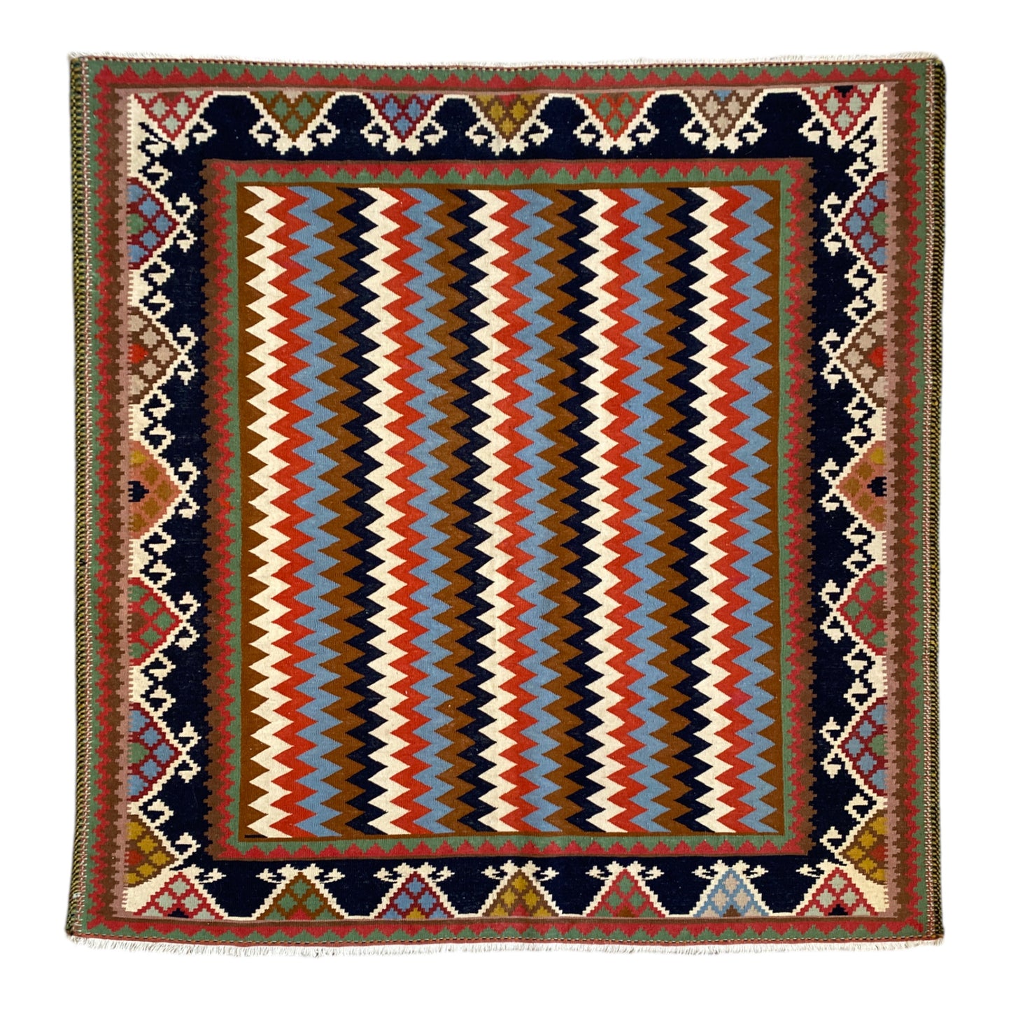 Tribal Afshar Kilim Sofra / Sofraeh Rug