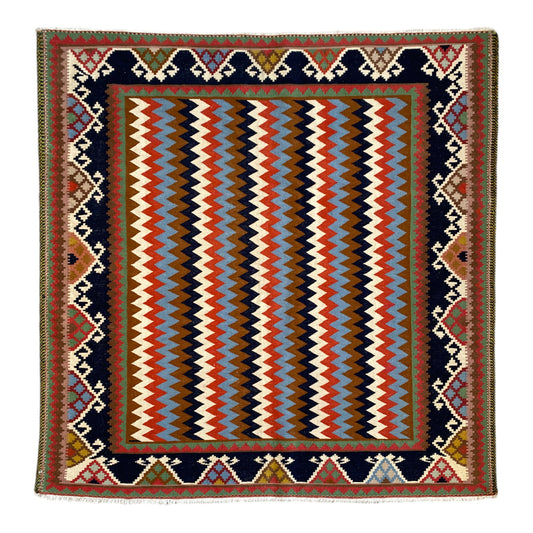 Tribal Afshar Kilim Sofra / Sofraeh Rug