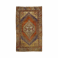 Terracotta Vintage Turkish Oushak Carpet Rug