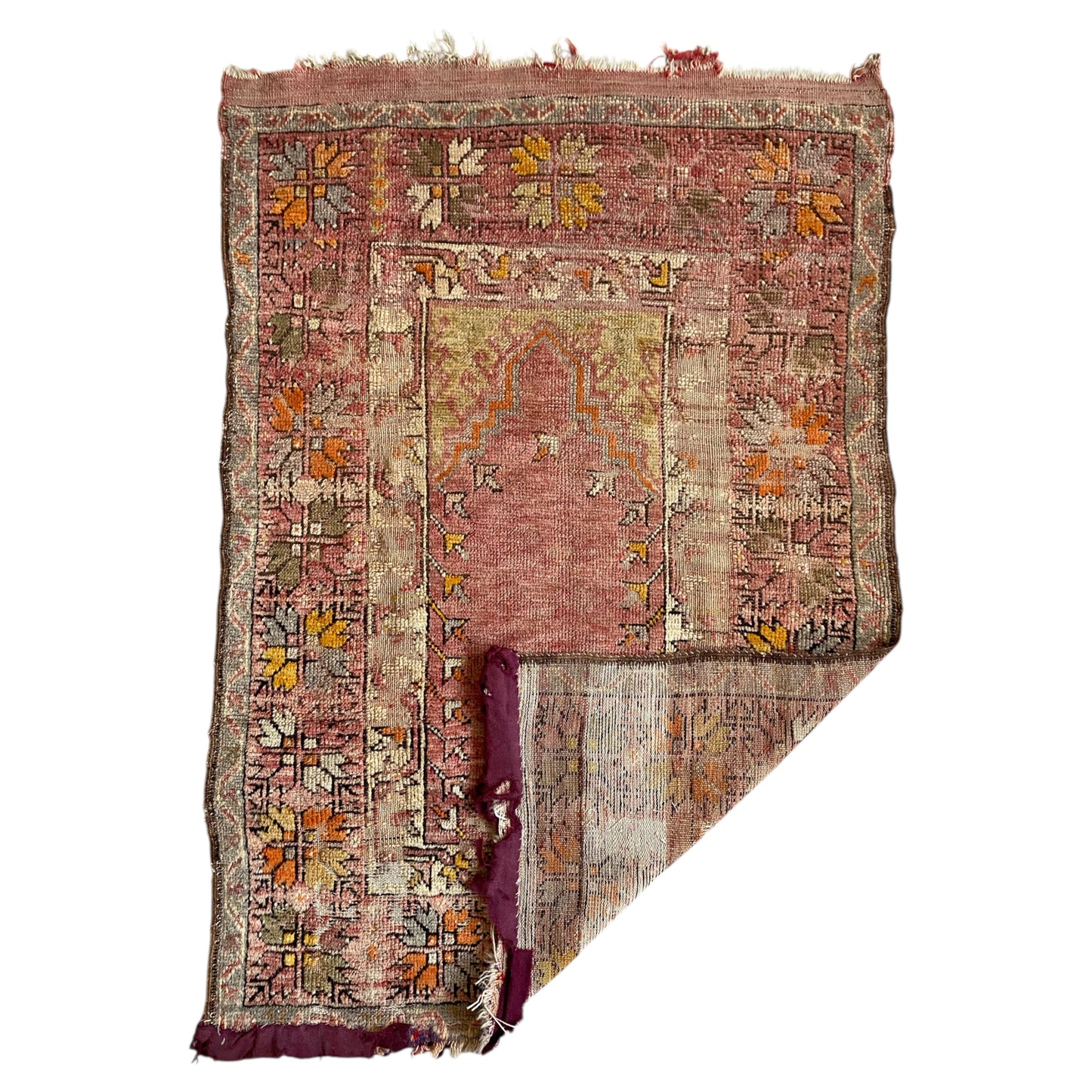 Central Anatolian Fertek Prayer Rug