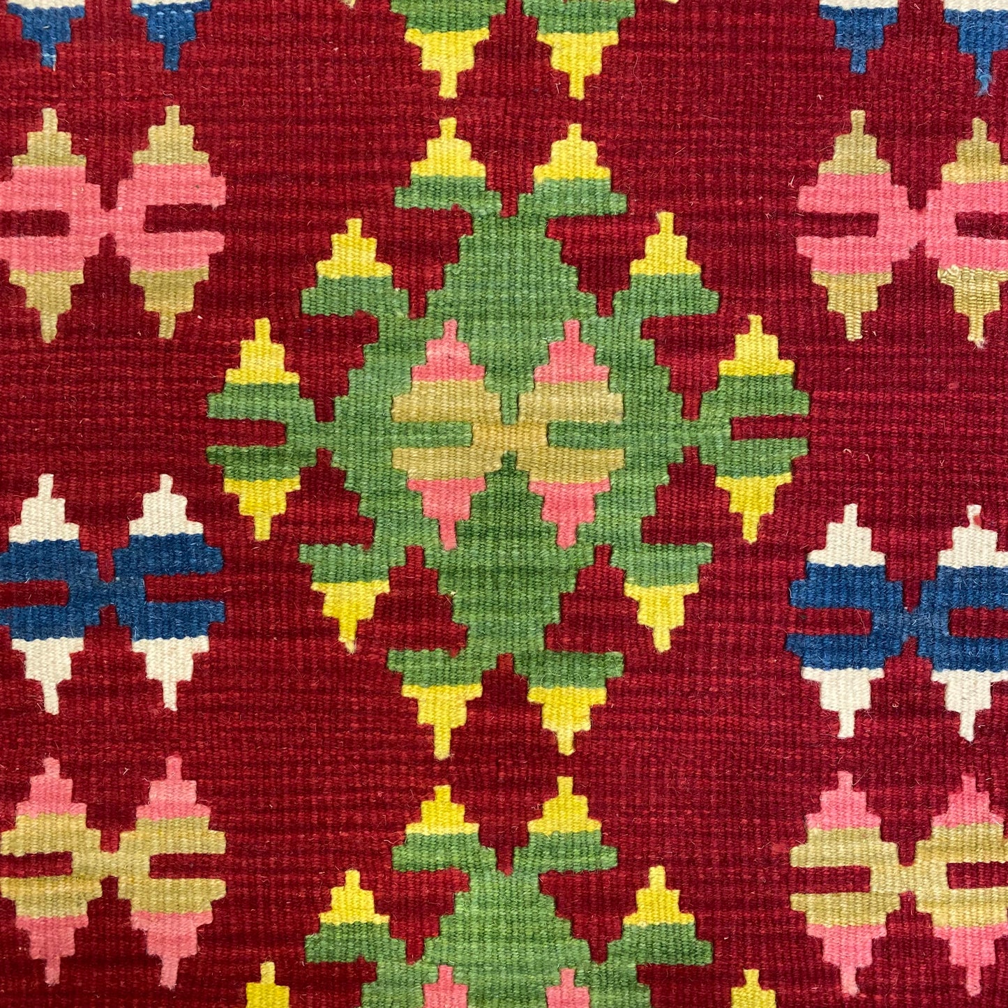 3'x4' Colorful Bohemian Turkish Avsar Kilim Rug