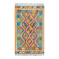 Best Quality Turquoise Blue Tribal Kilim Rug