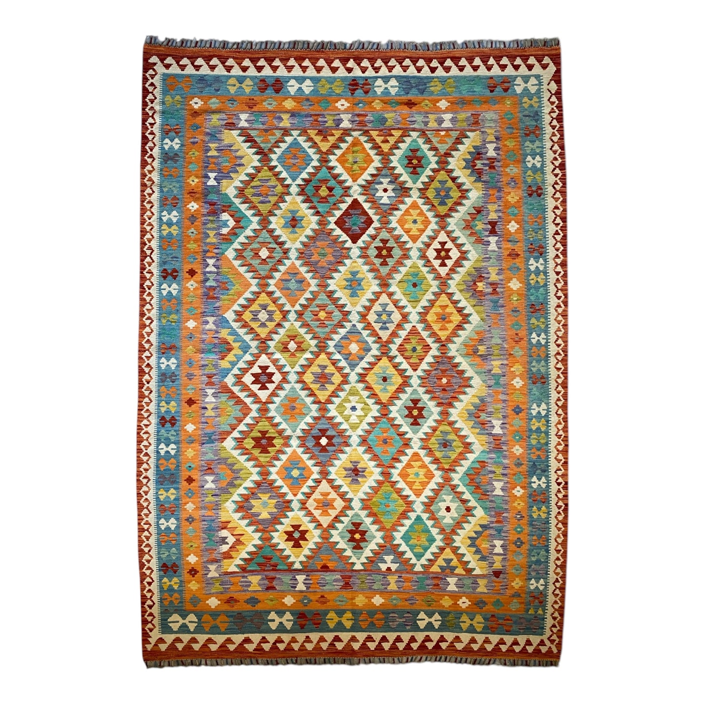 7'x10' Tribal Area Kilim Rug - Kilim Art Gallery