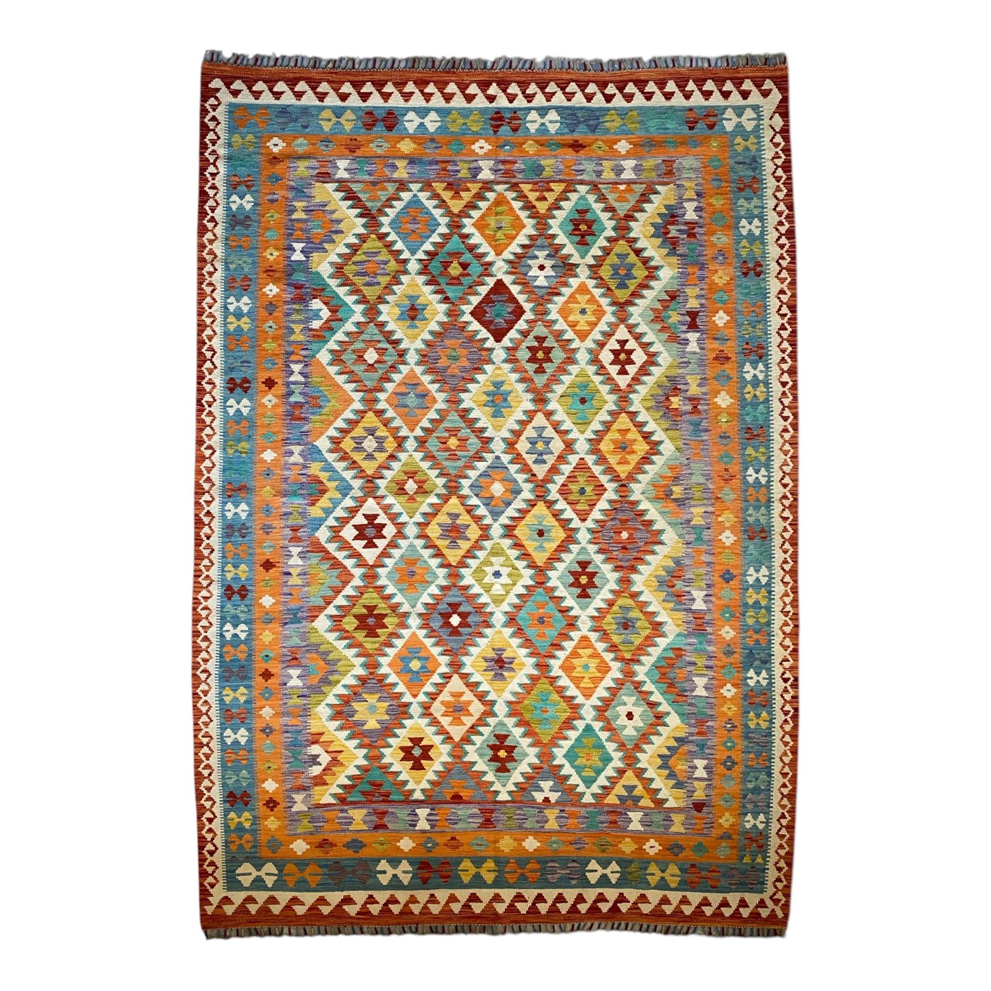 7'x10' Tribal Area Kilim Rug - Kilim Art Gallery