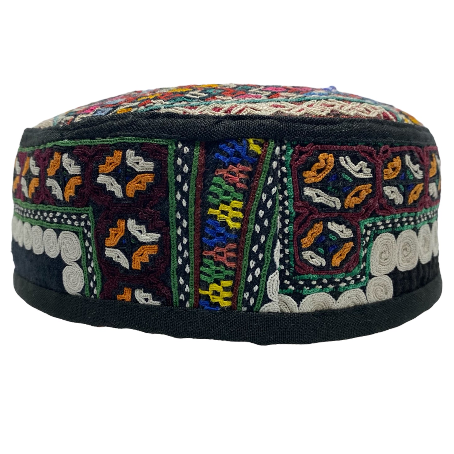 Colorful Turkmen Sahra Embroidered Hat